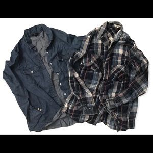 Flannel shirts